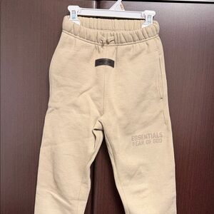 Essentials Fear of God sweatpants.  Kids Size 8